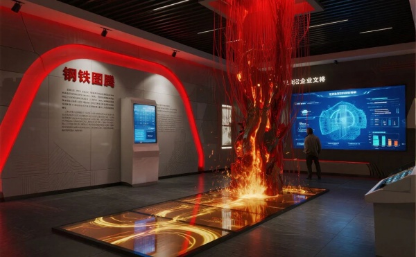 被千度鋼流燙到心跳，鋼鐵企業(yè)科技展廳也太酷了吧？